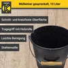 Karl Krüger M10G Mülleimer mit Deckel gesprenkelt, Produktbild-Vorschau 3