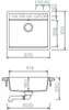 SCHOCK Cristadur Spüle MONO N-100 in PURO Produktbild-Vorschau 8