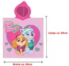 Paw Patrol Kinder Kapuzen Bade-Poncho Girl's Rosa 60x120 cm Produktbild-Vorschau 6