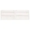 vidaXL Bac à plantes blanc 150x50x50 cm pin massif Voir les images du produit 5