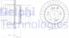 2x DELPHI Bremsscheibe BG4331 für KIA SORENTO I (JC) 78 5mm Produktbild-Vorschau 1
