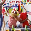 48 Länder Fußballtrikot WM Wimpelkette Vormontiert für Produktbild-Vorschau 6