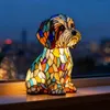 Hunde-Nachtlicht aus Kunstharz, Niedliche Hundelampe Produktbild-Vorschau 7