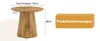 Runder Couchtisch 50 cm, Naturholzoptik, MDF, Produktbild-Vorschau 11