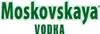 The image shows the brand name "Moskovskaya" and the word "VODKA" in large green letters against a white background. Produktbild-Vorschau