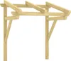 A wooden pergola structure on a white background. Podgląd zdjęcia produktu