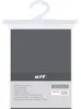 MSV Duschvorhang mit Ringen - dunkelgrau - Polyester - 1,8 Produktbild-Vorschau 3