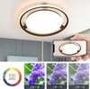 ZMH Deckenleuchte LED Deckenleuchte Wohnzimmer - Schwarz Produktbild-Vorschau 6