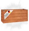 DELUKE® Hochbeet aus Cortenstahl ISAK | unten offen | Produktbild-Vorschau 1