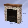 Klarstein Deko Kamin mit LED-Flammen, Elektro Kamin mit Produktbild-Vorschau 7