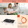 Klarstein Plaque de Cuisson Gaz 5 Feux, Table de Cuisson à Voir les images du produit 6