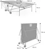 sweeek - Indoor-Tischtennisplatte mit 2 Schlägern, 3 Bällen Produktbild-Vorschau 10
