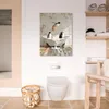 Wanddeko 50x70 cm - BadezimmerPinguine, Leinwand Bilder, Produktbild-Vorschau 6
