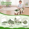 COSTWAY 3 in 1 Kinderwagen mit Rollen, Produktbild-Vorschau 8
