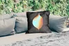 MuchoWow® Outdoor Kissen - Blätter - Gold - Schwarz - Produktbild-Vorschau 2