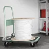 Skladací plošinový vozík do 150 kg - biely Náhľad obrázku produktu 2