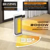 Brandson Fan Heater 2000W, keramický ohrievač s diaľkovým Náhľad obrázku produktu 3