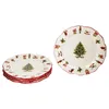 4x Maestro Natale Assiette à gâteau céramique 4 personnes Voir les images du produit 2