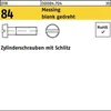Reyher  Zyl.schr. m. Schlitz DIN 84 Messing M 1,6x10 gedr. Produktbild-Vorschau 1