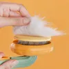 Brosse pour chiens et chats avec bouton de nettoyage, Voir les images du produit 4