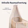 Julius Zöllner Betthimmel - Sand | Moskitonetz Babyzimmer Produktbild-Vorschau 4