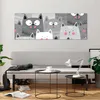 Bilder auf glas - Kittys Tiere Illustration - 140x50cm - Produktbild-Vorschau 6