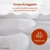 CASABEL Topper Trapuntato, 180x200, 4 cm, 600gsm, Anteprima dell’immagine prodotto 5