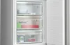 Siemens iQ300, Freistehende Kühl-Gefrier-Kombination mit Gefrierbereich unten, 203 x 60 cm, Metall-Optik KG39N2LCF Gefrierschrank geöffnet Produktbild-Vorschau