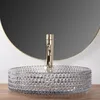 Rea Aufsatzwaschbecken Cristal Grey 39 mit silberem Ring Produktbild-Vorschau 10