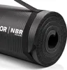 Meteor Gymnastikmatte NBR 1,5cm dick Schwarz Rutschfest Produktbild-Vorschau 3