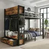 Stapelbed van 120x200 cm, gemaakt van metaal, met Productafbeelding-voorbeeld 3