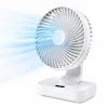 4x 4000mAh Akku Tischventilatoren, 4 Stufen, 90° Automatik Produktbild-Vorschau 1