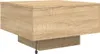 vidaXL Table basse avec lampes LED Chêne Sonoma 55x55x31 cm Voir les images du produit 12