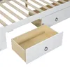 MERAX Stauraumbett Polsterbett mit Offenem Regal und 3 Produktbild-Vorschau 8