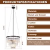 ZMH Pendelleuchte Esstisch Esszimmerlampe Hängend E27 Produktbild-Vorschau 2