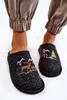 Hausschuhe Big Star KK276018 Schwarz und Beige 38 Produktbild-Vorschau 5