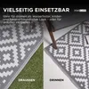 HOMESCAPES Outdoor Teppich wetterfest grau-weiß 240 x 300 Produktbild-Vorschau 5