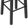 vidaXL Barhocker 2 Stk. Schwarz MDF -  Barhocker Produktbild-Vorschau 11