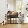 Barierka dla psa D06-125BK, regulowana pod kątem, składana, Podgląd zdjęcia produktu 2