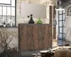 Wandspiegel >GENIO industrial< in Eiche - 120x65x2 Produktbild-Vorschau 4