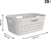 Rotho 3er-Set Wäschekorb 39L Jona - Wäschesammler groß - Produktbild-Vorschau 3