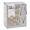 Balkongeländer Lichternetz 410x100cm 240 LEDs Produktbild-Vorschau 1
