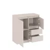 KOMTO Kommode mit 2 Türen und 2 Schubladen – Komodenschrank Produktbild-Vorschau 5