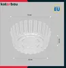 A clear product shot of a fermentation weight with dimensions indicated. Produktbild-Vorschau