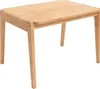 A wooden table on a white background. Anteprima dell’immagine prodotto