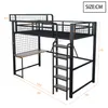 STILVORA Hochbett 90x200cm mit Schreibtisch und Produktbild-Vorschau 7