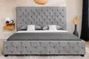 riess-ambiente Design Boxbett PARIS 180x200 cm grau Bouclé Produktbild-Vorschau 5