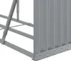 vidaXL Wiata na drewno opałowe jasnoszara 234x45x100 cm Podgląd zdjęcia produktu 6