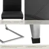 Chaises de Salle à Manger BETTINA Rembourrées Pieds en Voir les images du produit 5