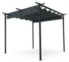 Blumfeldt Pergola 3x3 m - Wetterfestes Polyesterdach, Produktbild-Vorschau 1